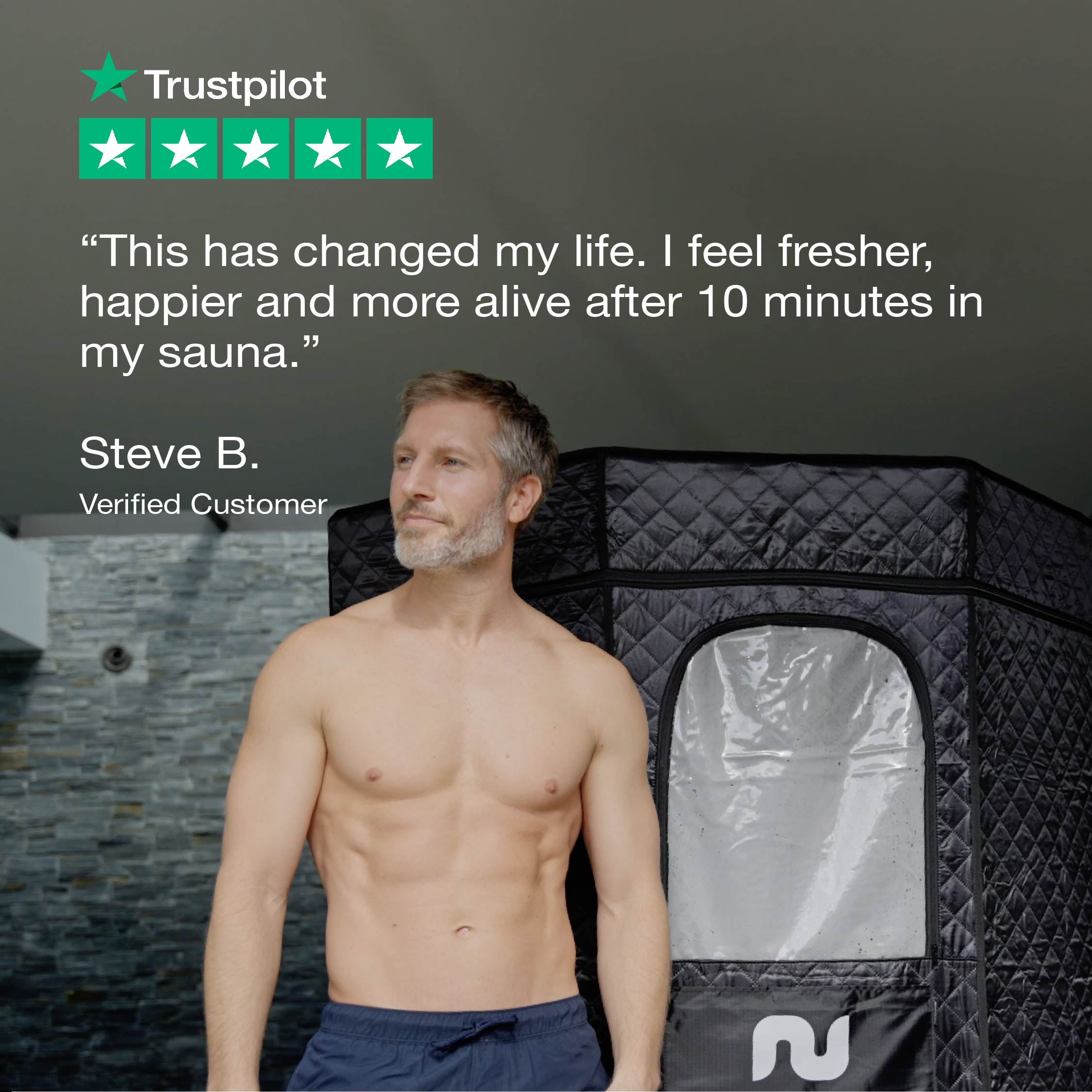 nurecover Tropic® ångbastu för hemmabruk